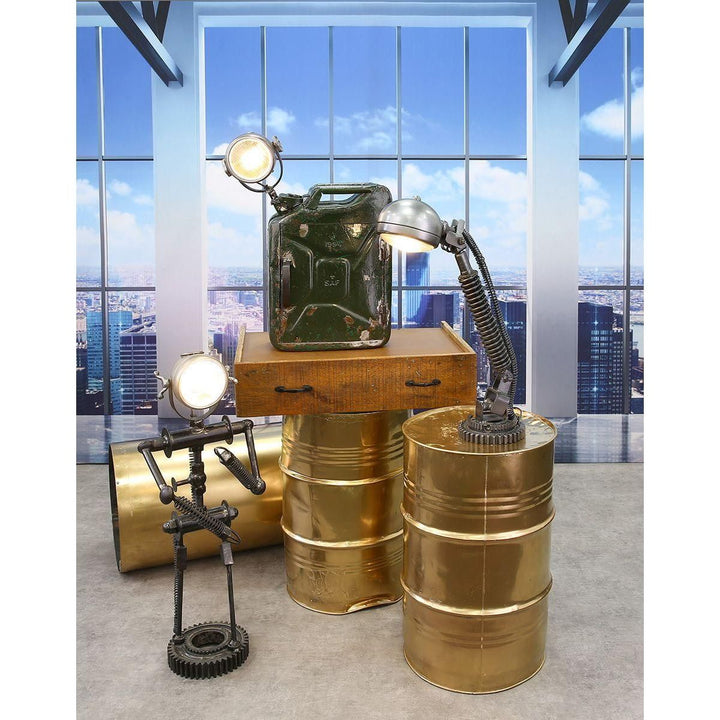 Lampe"Roboter"antik-schwarz - Luxurelle-Shop