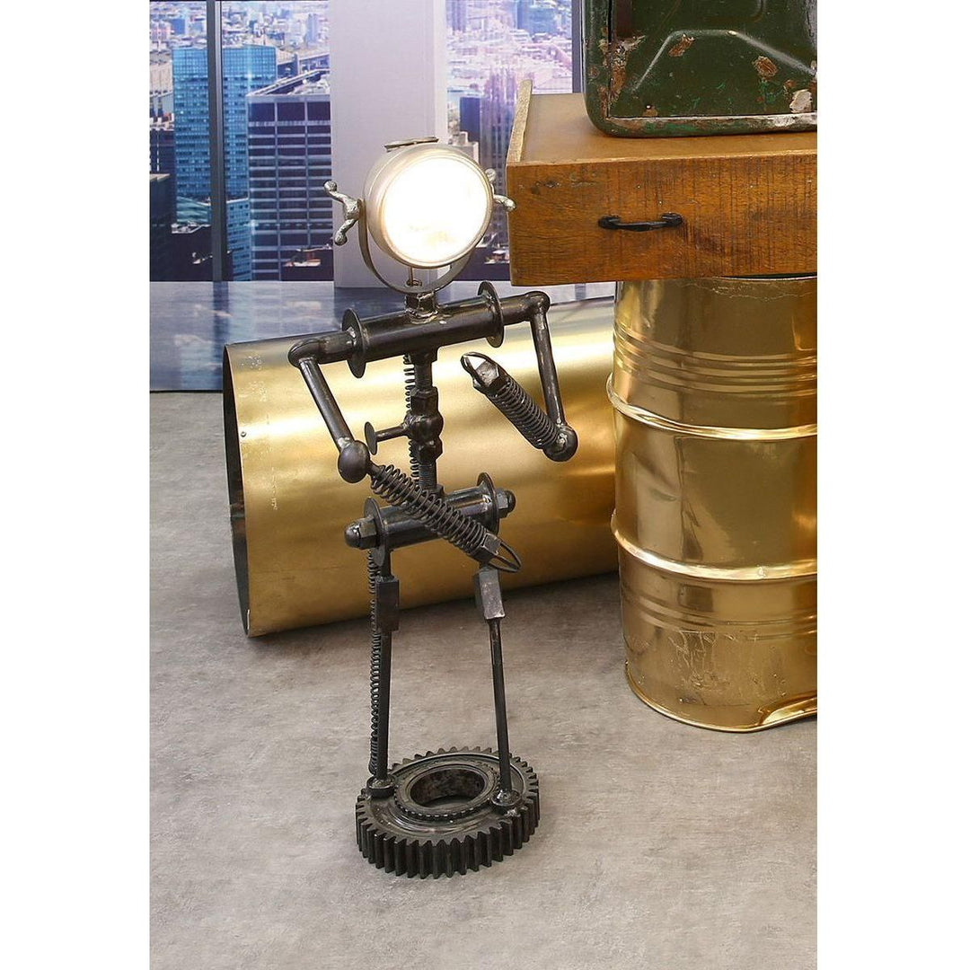 Lampe"Roboter"antik-schwarz - Luxurelle-Shop