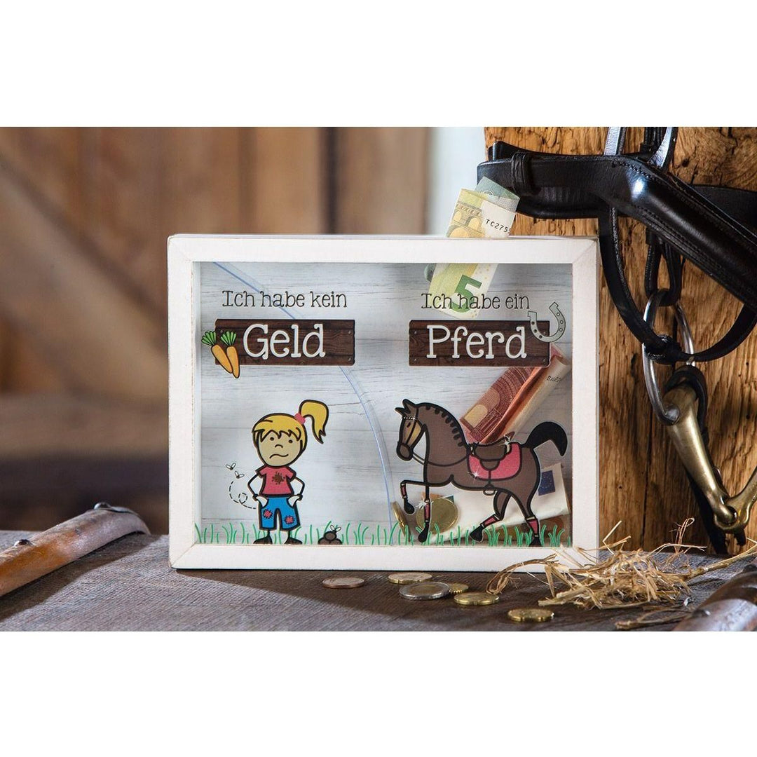 MDF Spardose "Pferdegeld" - Luxurelle-Shop