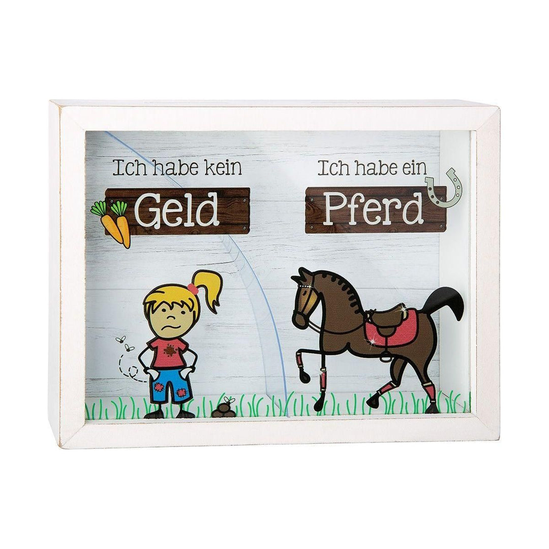 MDF Spardose "Pferdegeld" - Luxurelle-Shop
