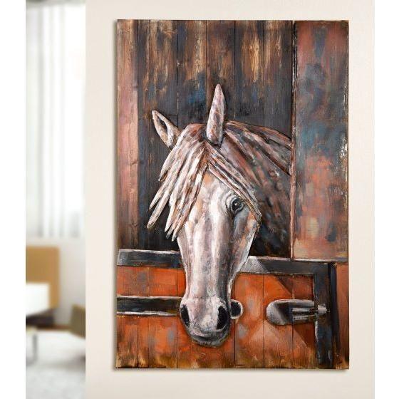 Metall - Wandbild "Azteca" auf Holz - Luxurelle-Shop