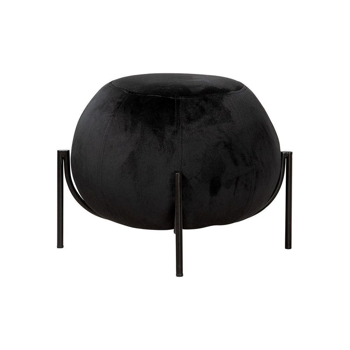 Metall/Samt Hocker/Pouf "York" - Luxurelle-Shop