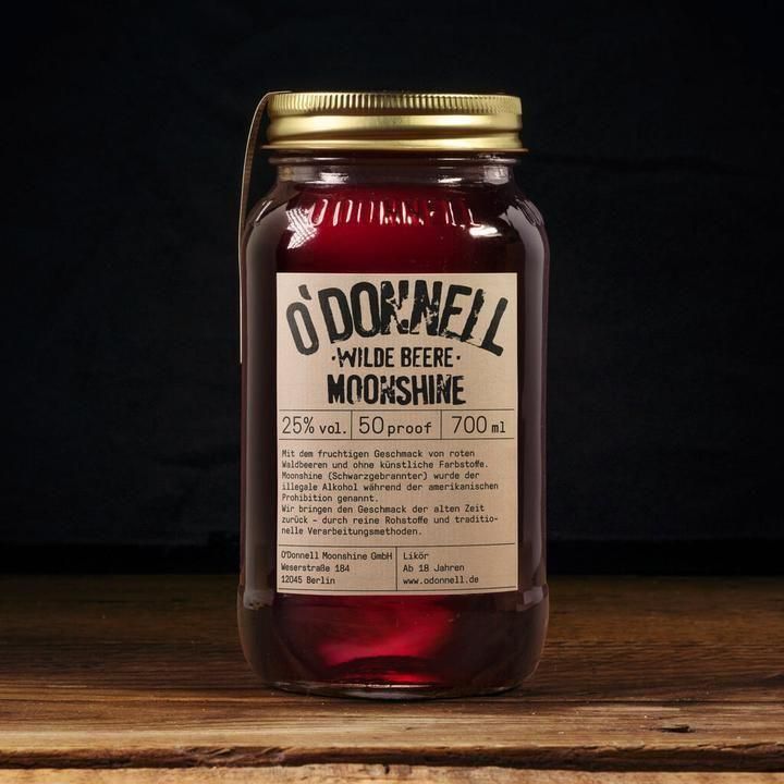 O'Donnell Moonshine Wilde Beere - Luxurelle-Shop