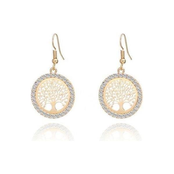 Ohrringe Baum des Lebens in 3 Farben - Luxurelle-Shop