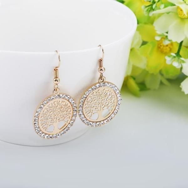 Ohrringe Baum des Lebens in 3 Farben - Luxurelle-Shop