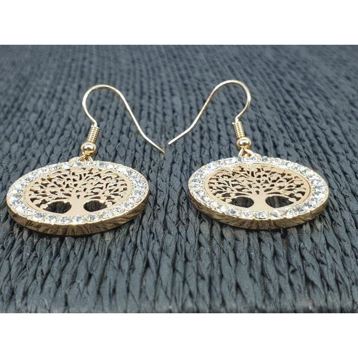 Ohrringe Baum des Lebens in 3 Farben - Luxurelle-Shop