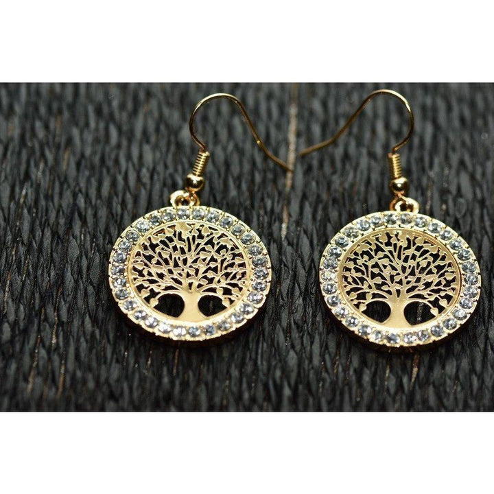 Ohrringe Baum des Lebens in 3 Farben - Luxurelle-Shop