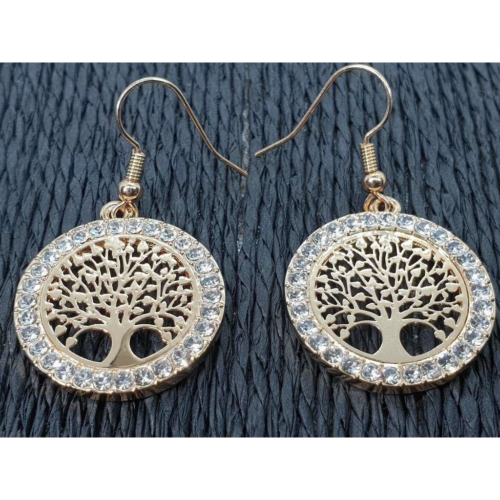 Ohrringe Baum des Lebens in 3 Farben - Luxurelle-Shop