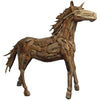 Pferd groß aus Wurzelteak 200x50 x Höhe 195 cm - Luxurelle-Shop