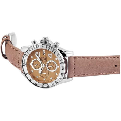 Pierrini Herren - Armbanduhr Lederarmband Chronograph Quarz - Luxurelle-Shop