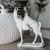 Poet Skulptur "Girl on Horse" weiss/silber - Luxurelle-Shop