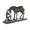 Poet Skulptur"Pferd"Poly,bronc - Luxurelle-Shop