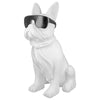 Poly Mops "Cool Dog" sitzend in 2 Farben - Luxurelle-Shop