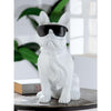 Poly Mops "Cool Dog" sitzend in 2 Farben - Luxurelle-Shop