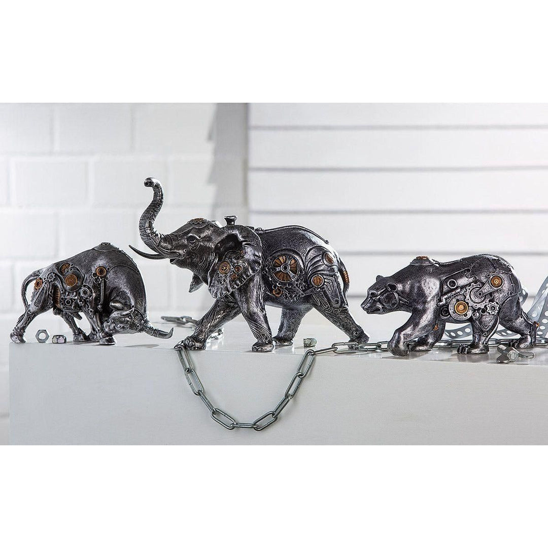 Poly Skulp."Steampunk Elephant" - Luxurelle-Shop
