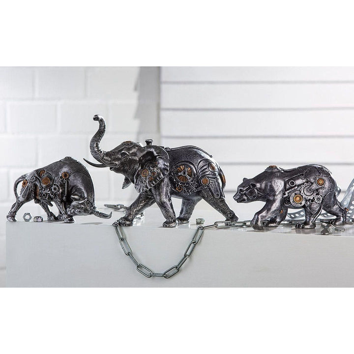 Poly Skulp."Steampunk Elephant" - Luxurelle-Shop