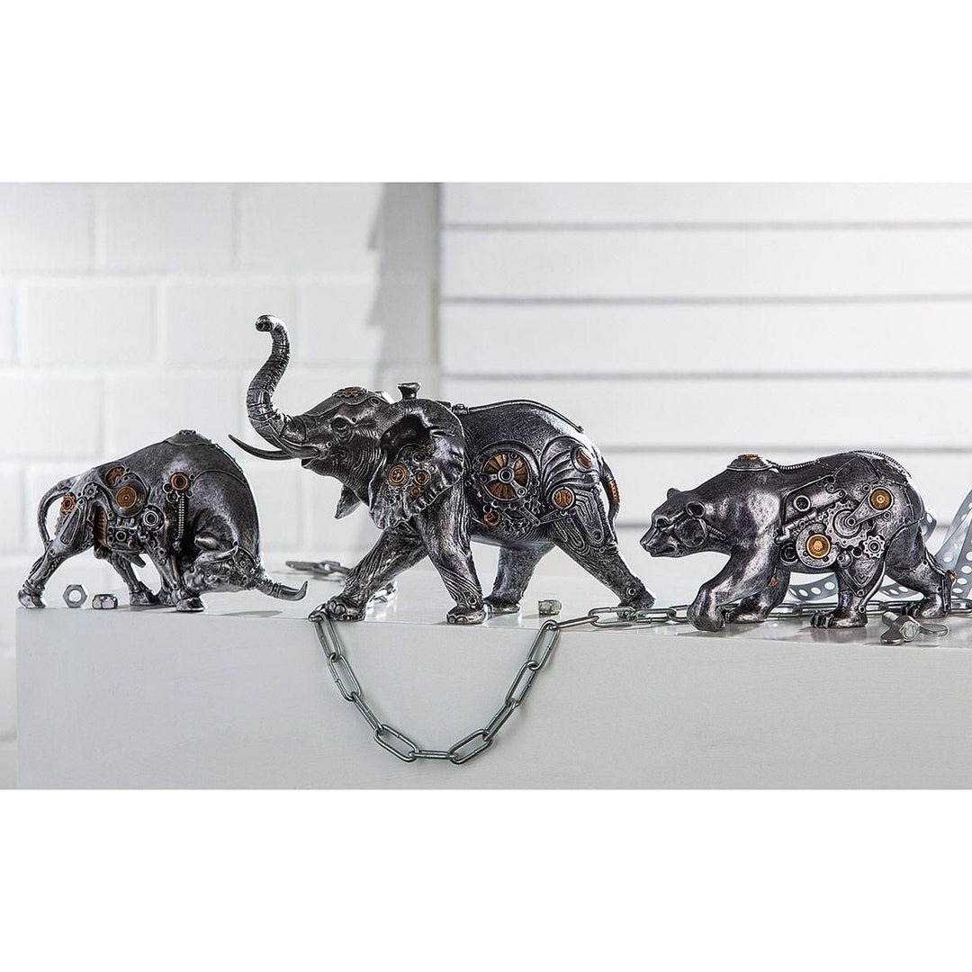 Poly Skulp."Steampunk Elephant" - Luxurelle-Shop