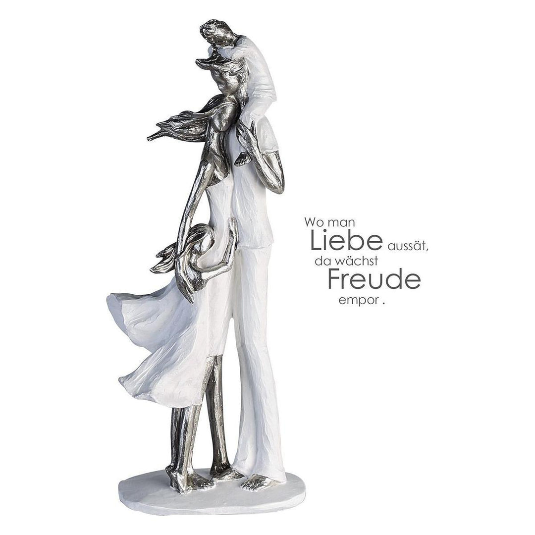 Poly Skulptur "Familienglück" - Luxurelle-Shop