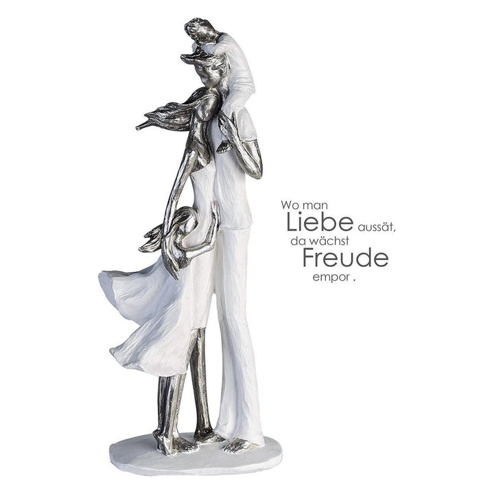 Poly Skulptur "Familienglück" - Luxurelle-Shop