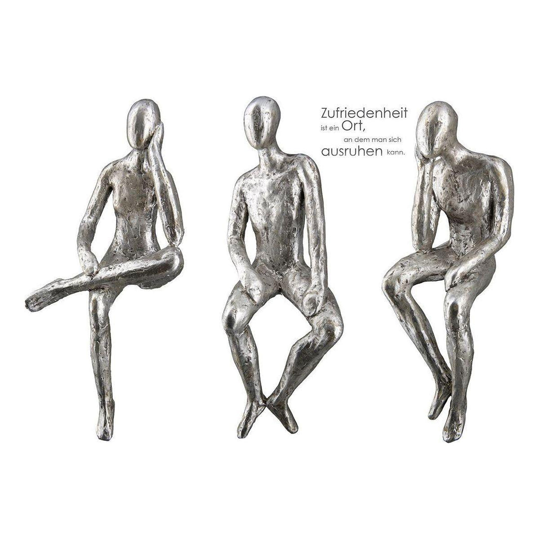 Poly Skulptur "Feelings" 3tlg. - Luxurelle-Shop