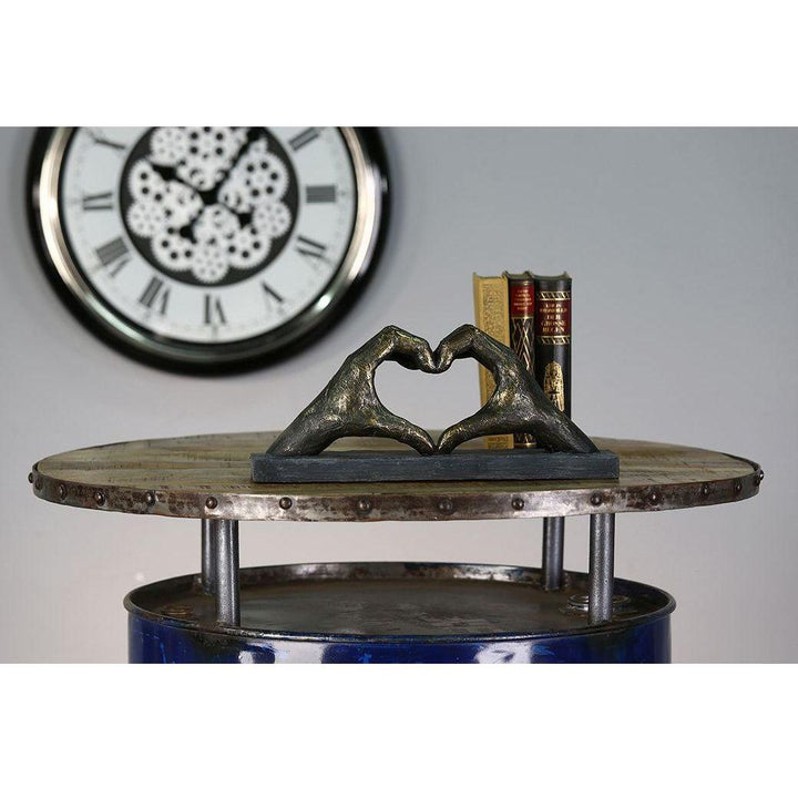 Poly Skulptur "Herz aus Händen" - Luxurelle-Shop
