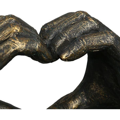 Poly Skulptur "Herz aus Händen" - Luxurelle-Shop