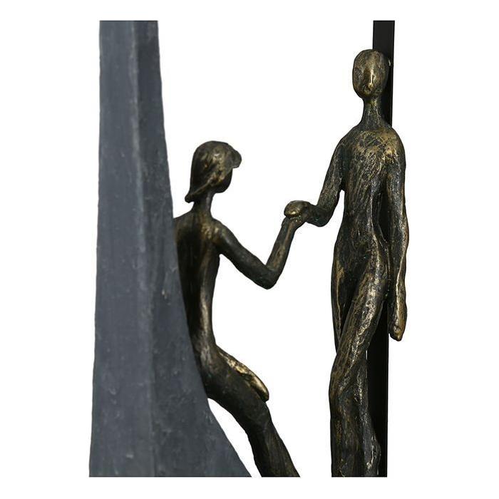 Poly Skulptur "Holding Hands" bronze - Luxurelle-Shop