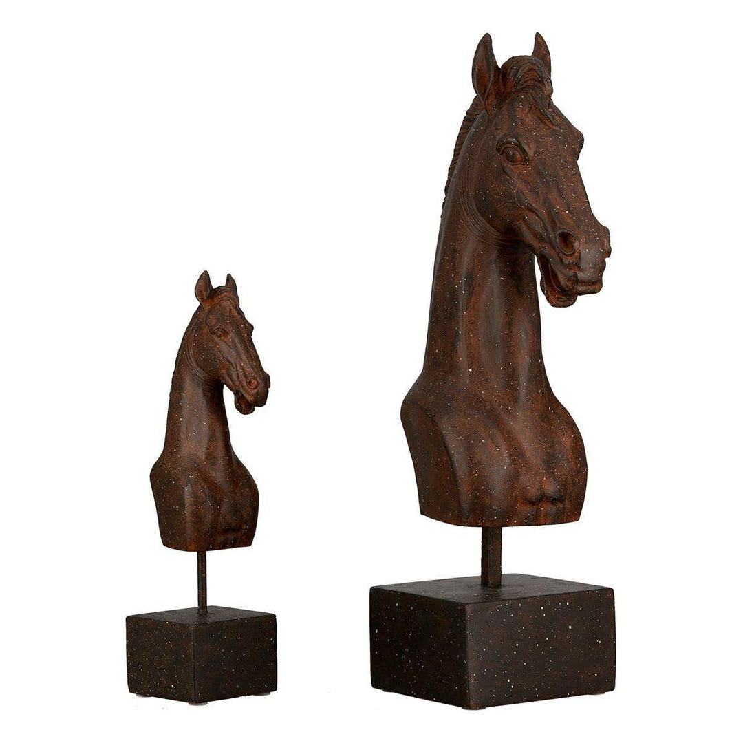 Poly Skulptur "Horse" dunkelbraun - Luxurelle-Shop