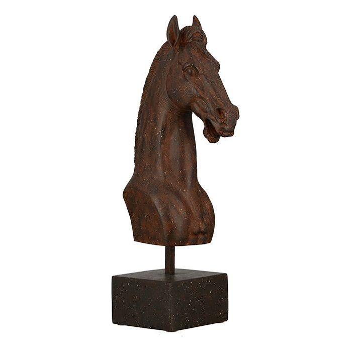 Poly Skulptur "Horse" dunkelbraun - Luxurelle-Shop