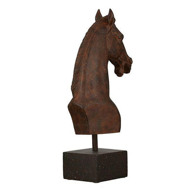 Poly Skulptur "Horse" dunkelbraun - Luxurelle-Shop