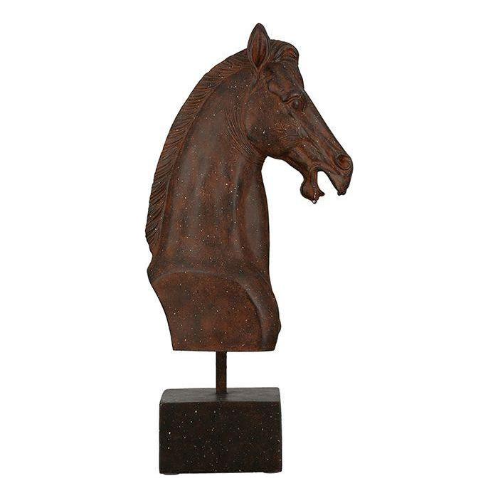 Poly Skulptur "Horse" dunkelbraun - Luxurelle-Shop