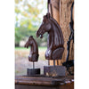 Poly Skulptur "Horse" dunkelbraun - Luxurelle-Shop