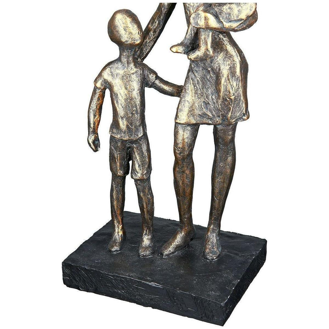Poly Skulptur "Mutter mit Kindern" - Luxurelle-Shop