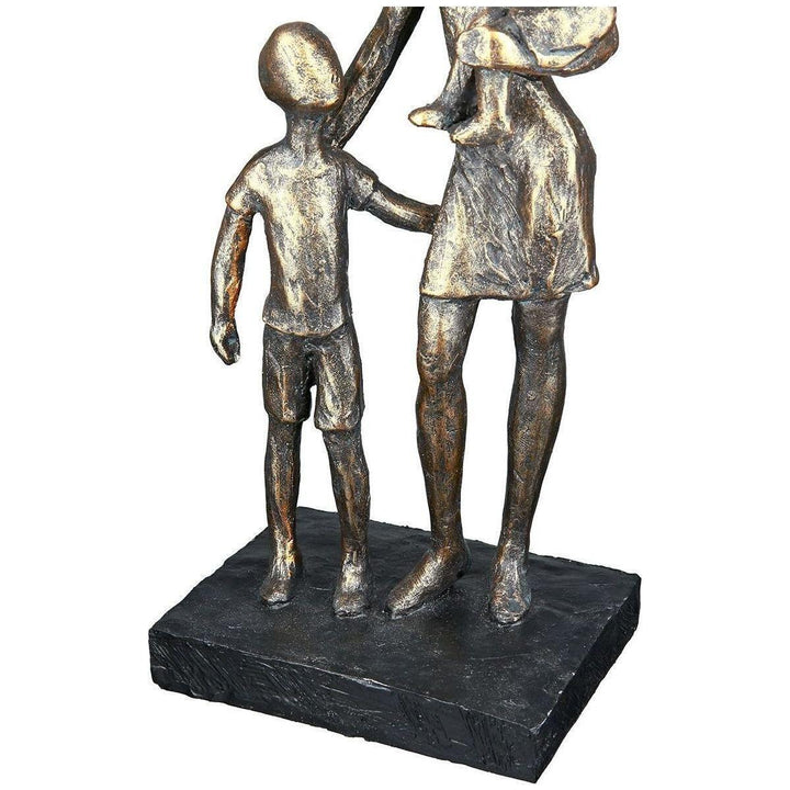 Poly Skulptur "Mutter mit Kindern" - Luxurelle-Shop