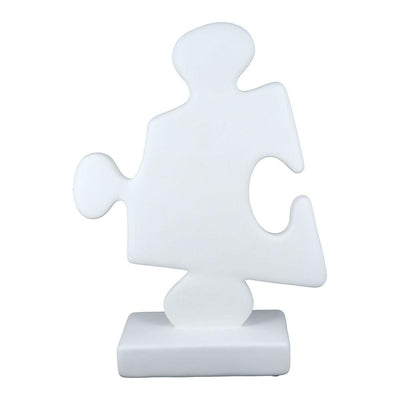 Poly Skulptur "Puzzle" in 2 Farben - Luxurelle-Shop