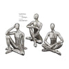 Poly Skulptur "Relaxing" 3tlg. - Luxurelle-Shop