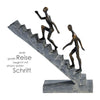 Poly Skulptur "Staircase" bronzefinish - Luxurelle-Shop