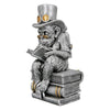 Poly Skulptur "Steampunk reading ape" - Luxurelle-Shop