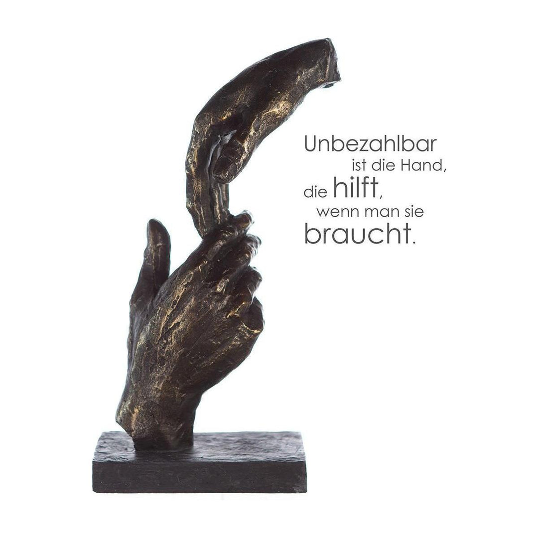 Poly Skulptur "Two hands" - Luxurelle-Shop