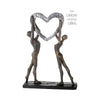 Poly Skulptur "Victory" broncefinish - Luxurelle-Shop
