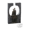 Poly Skulptur "Zweisamkeit" bronzefarben - Luxurelle-Shop
