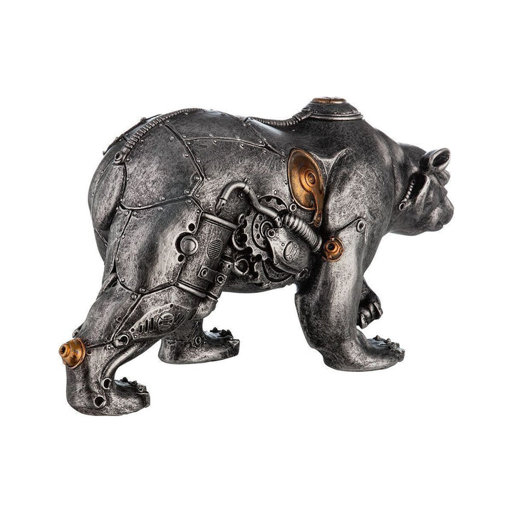 Poly Skulptur"Steampunk Bear" - Luxurelle-Shop