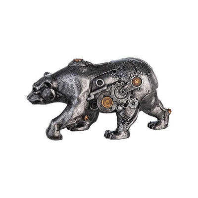 Poly Skulptur"Steampunk Bear" - Luxurelle-Shop