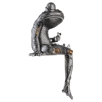 Poly Skulptur"Steampunk Frog" - Luxurelle-Shop