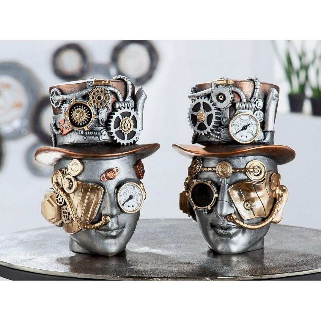 Poly Skulptur"Steampunk Male" - Luxurelle-Shop