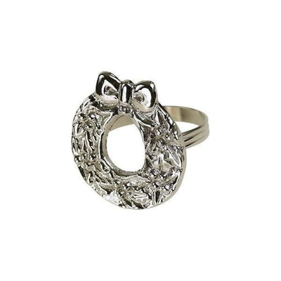 Serviettenring Kranz, silber 6 tlg. - Luxurelle-Shop