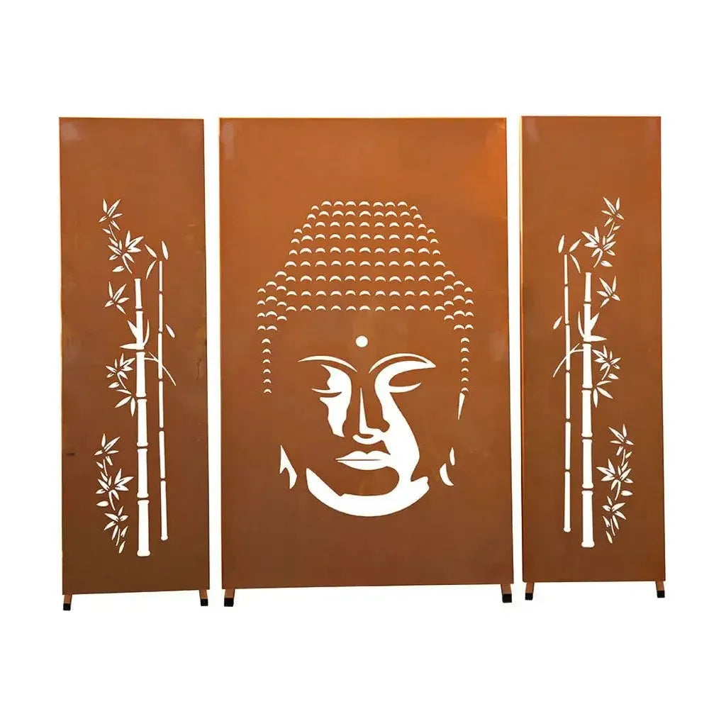 SICHTSCHUTZWAND - BUDDHA 3.tlg - Luxurelle-Shop