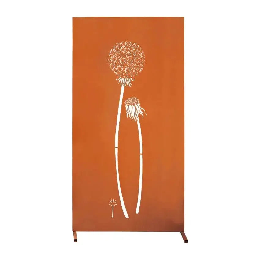 SICHTSCHUTZWAND - PUSTEBLUMEN-PAAR - Luxurelle-Shop
