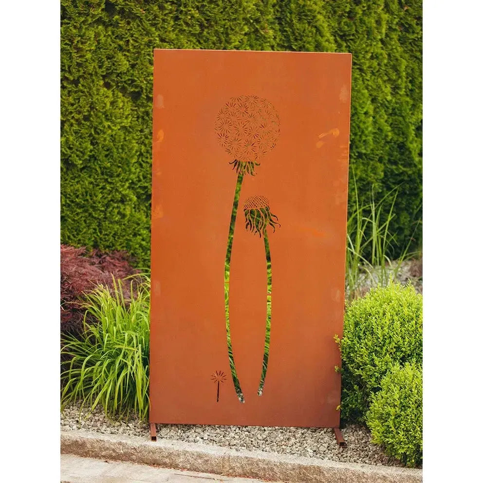 SICHTSCHUTZWAND - PUSTEBLUMEN-PAAR - Luxurelle-Shop