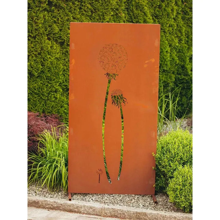 SICHTSCHUTZWAND - PUSTEBLUMEN-PAAR - Luxurelle-Shop